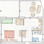 grundriss ferienwohnung in lech 1 haus wöster