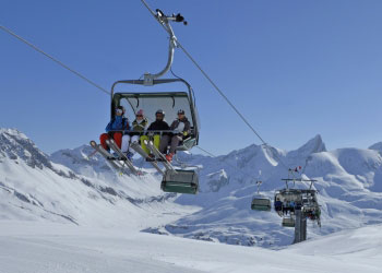 winter skigebiet ferienwohnung in lech haus wöster